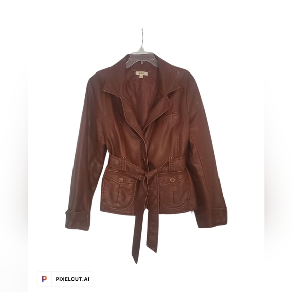 Faux Leather and Fur Jacket - Picture 2 of 6